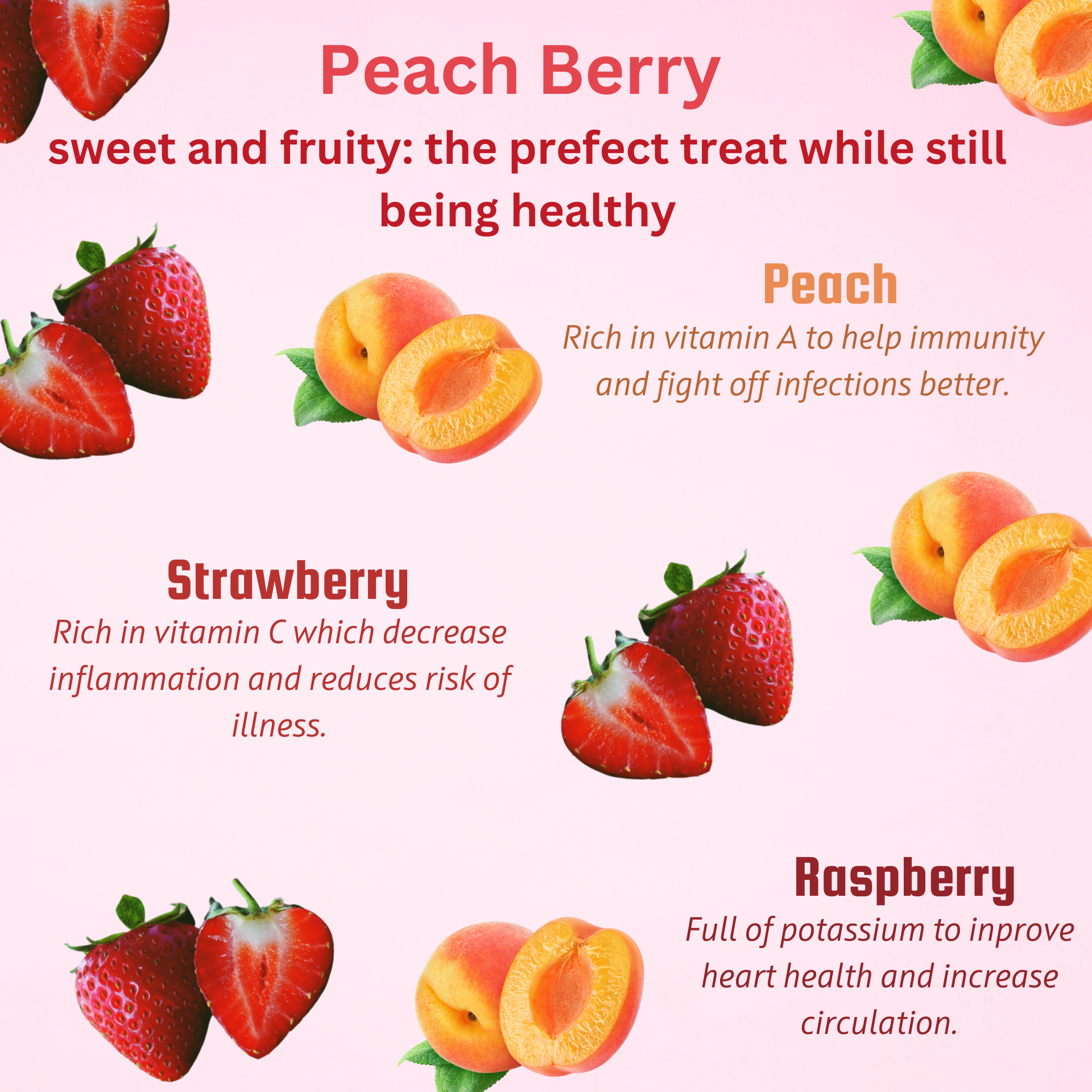 Peach Berry | Organic | The Green Teahouse | Hibiscus | Raspberry